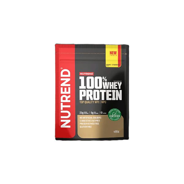 Протеїн Nutrend 100% Whey Protein (банан + полуниця) 400 г DS-2535 фото