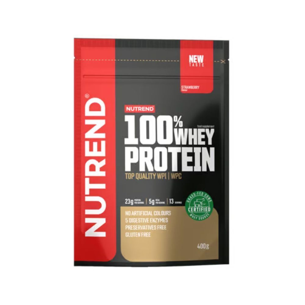 Протеїн Nutrend 100% Whey Protein (полуниця) 400 г DS-2536 фото