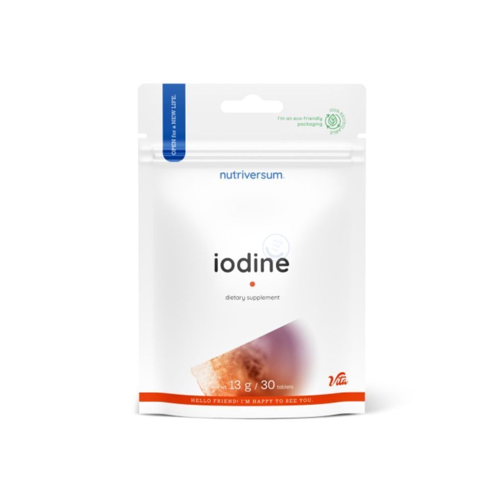 Йод Nutriversum Iodine, 30 таблеток DS-2197 фото