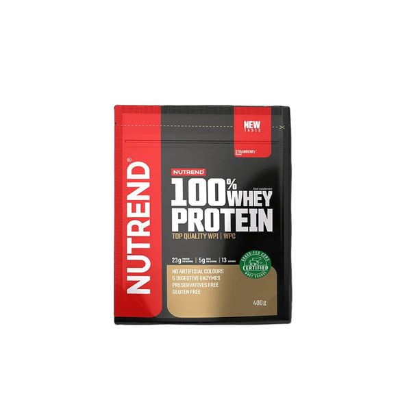 Протеїн Nutrend 100% Whey Protein (полуниця) 400 г DS-2536 фото