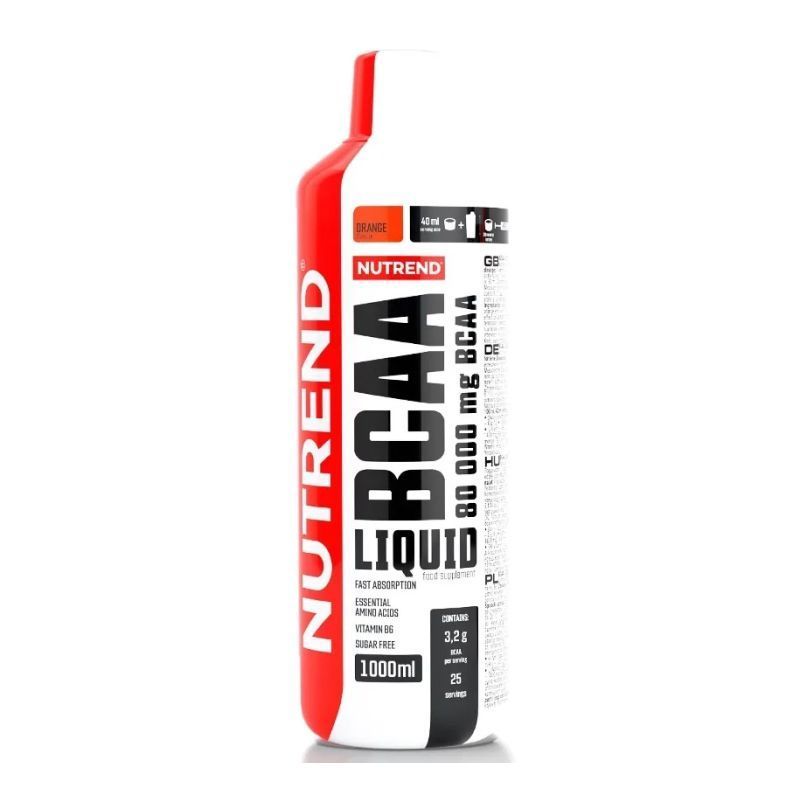 Амінокислота Nutrend BCAA Liquid (апельсин) 1000 мл DS-0033 фото