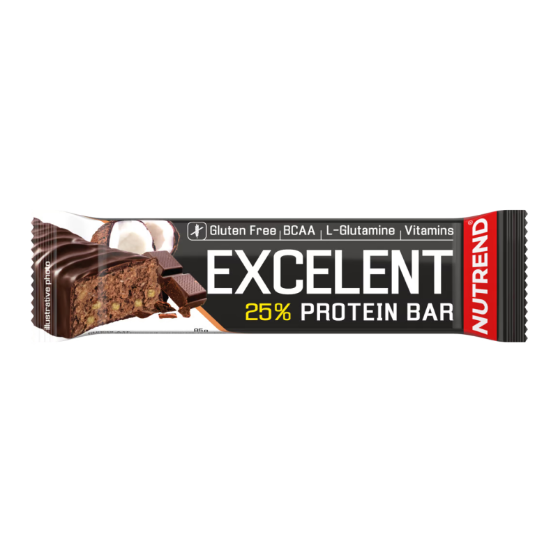 Протеїновий батончик Nutrend Excelent Protein bar (шоколад + кокос) 85 г DS-0116 фото