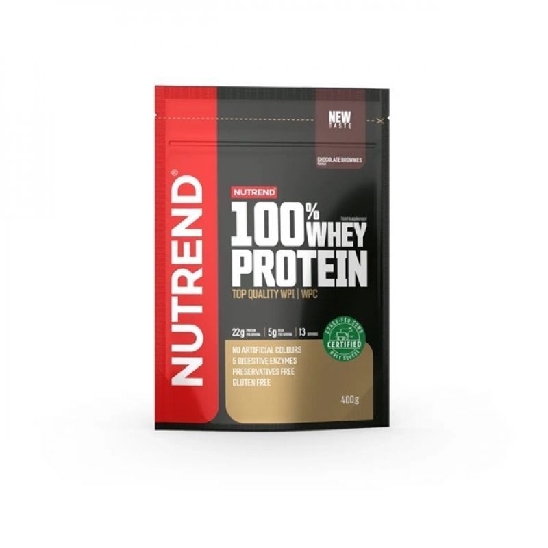Протеїн Nutrend 100% Whey Protein (шоколадні брауні) 400 г DS-0007 фото