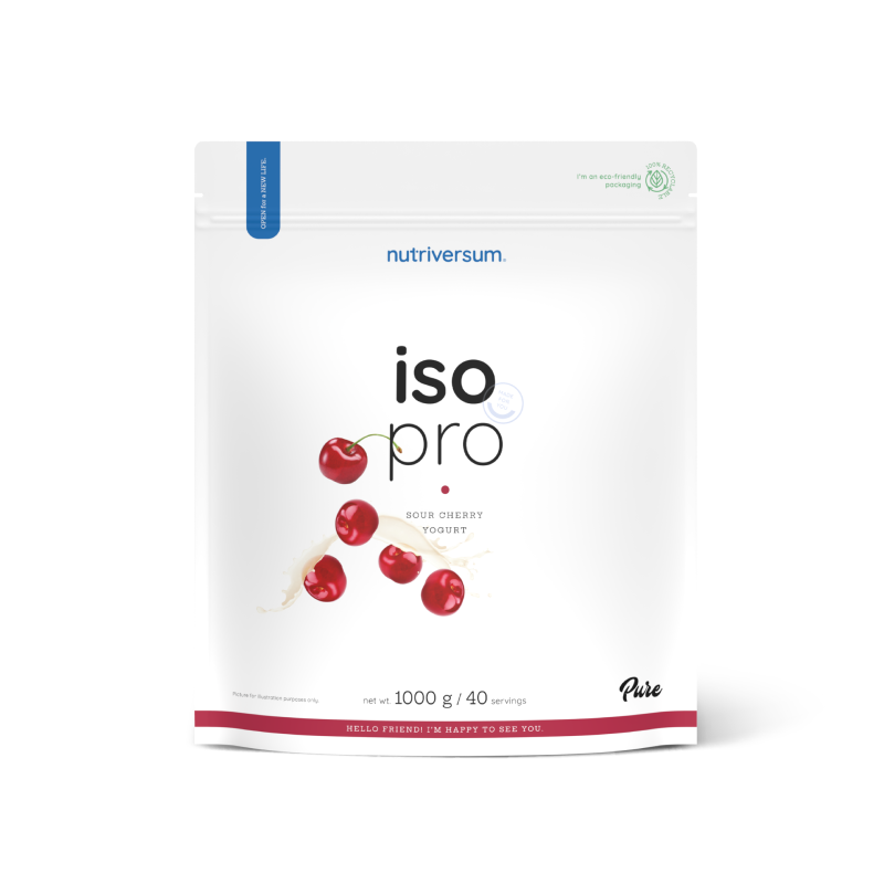 Протеїн Nutriversum Iso Pro (йогурт із кислою вишнею) 1000 г DS-1165 фото