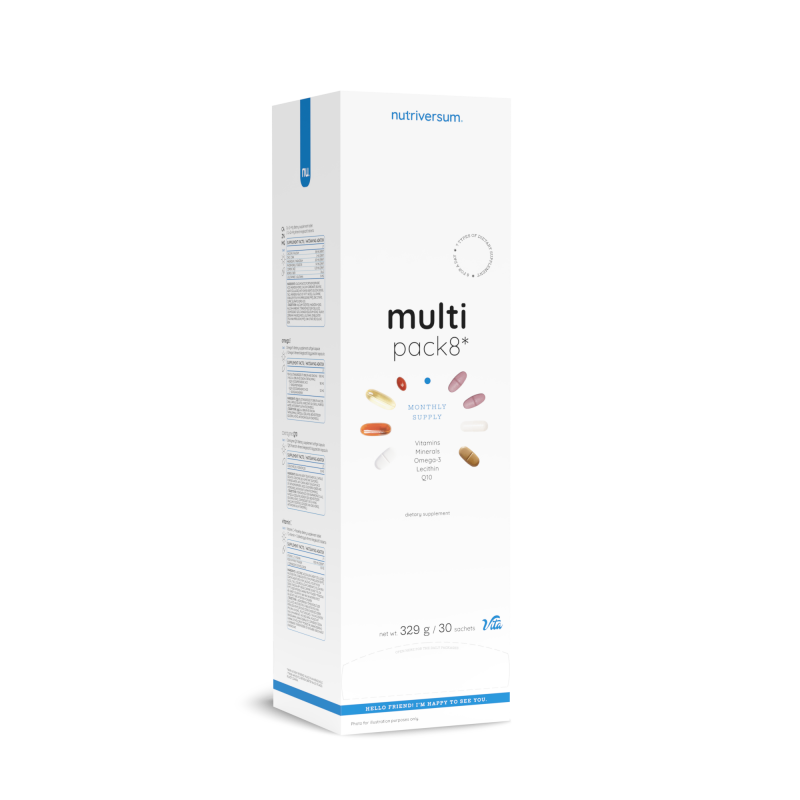 Комплекс вітамінів Nutriversum Multi Pack 8, 30 шт DS-2252 фото