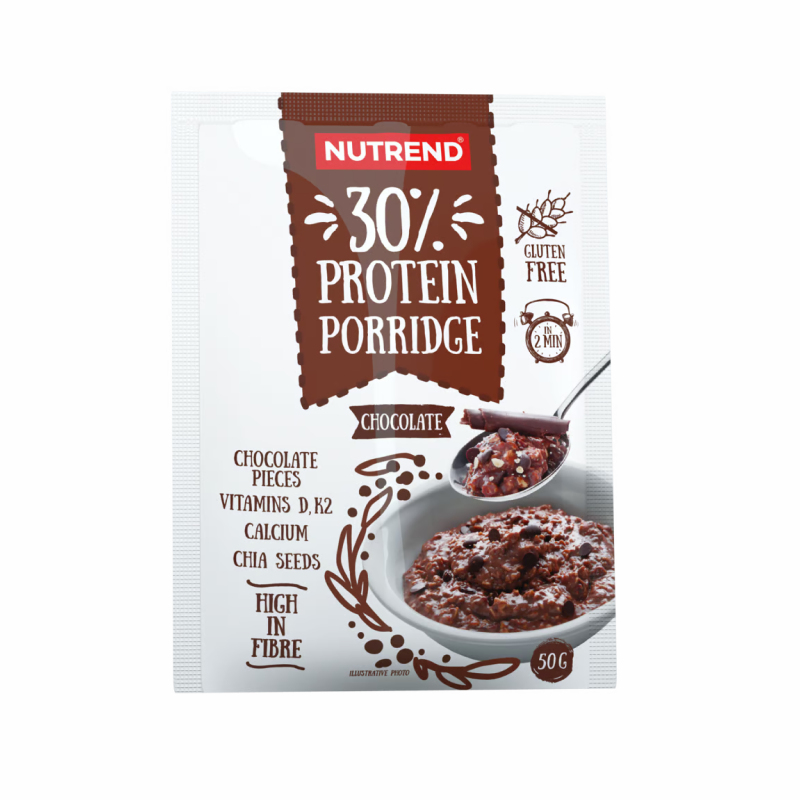 Протеїнова вівсянка Nutrend Protein Porridge (шоколад) 50 г DS-2477 фото