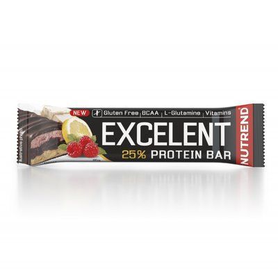 Протеїновий батончик Nutrend Excelent Protein bar (малина + лимон) 85 г DS-0114 фото