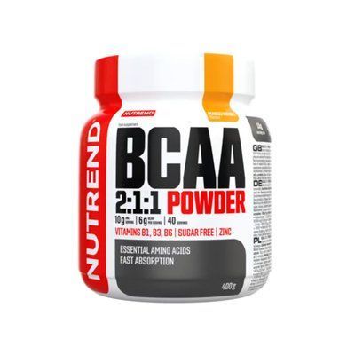 Амінокислоти Nutrend BCAA 2:1:1 Powder (манговий сорбет) 400 г DS-0055 фото