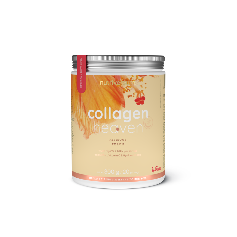 Колаген Nutriversum Collagen Heaven (гібіскус персик) 300 г DS-1146 фото