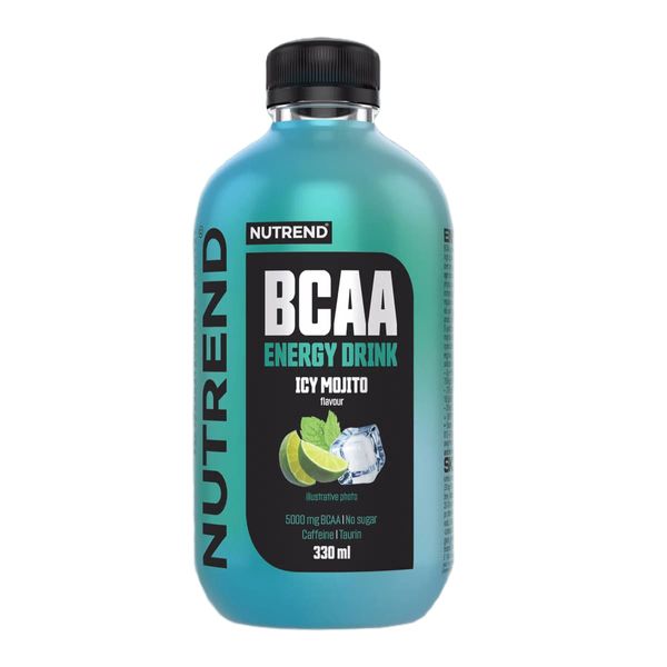 Енергетичний напій Nutrend BCAA ENERGY DRINK (крижаний мохіто) 330 мл DS-2376 фото