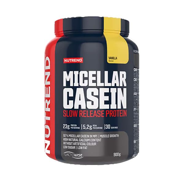 Казеїновий протеїн Nutrend Micellar Casein (ваніль) 900 г DS-2410 фото