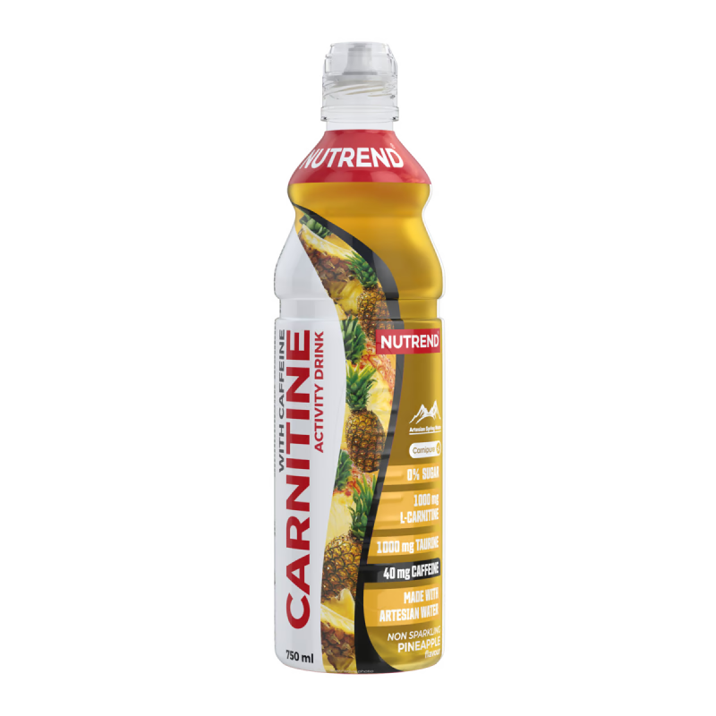 Жироспалювач Nutrend Carnitine Drink + Caffeine (ананас) 750 мл DS-0082 фото