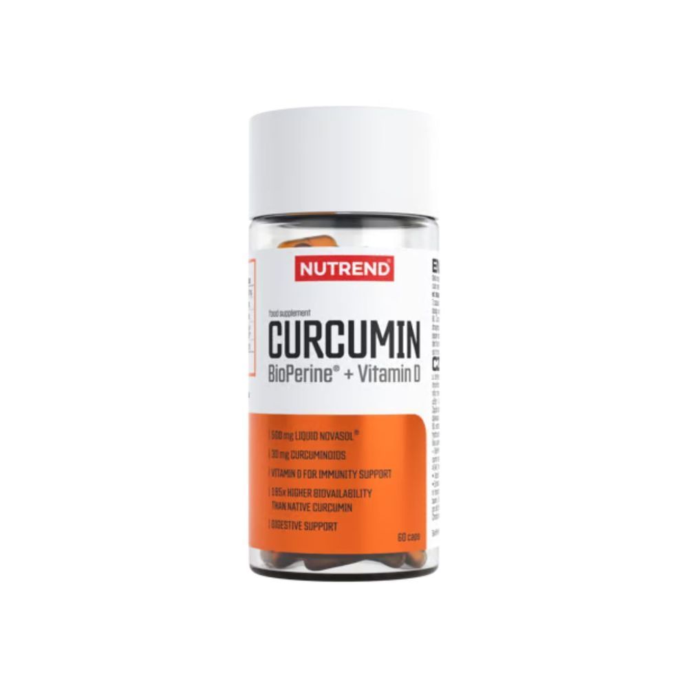 Добавка Nutrend Curcumin+Bioperine+Vitamin D, 60 капсул DS-0091 фото