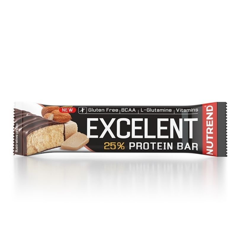 Протеїновий батончик Nutrend Excelent Protein bar (марципан + мигдаль) 85 г DS-0118 фото