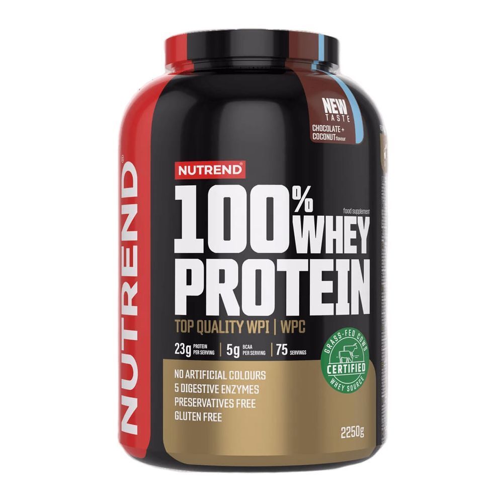 Протеїн Nutrend 100% Whey Protein (шоколад + кокос) 2250 г DS-0047 фото