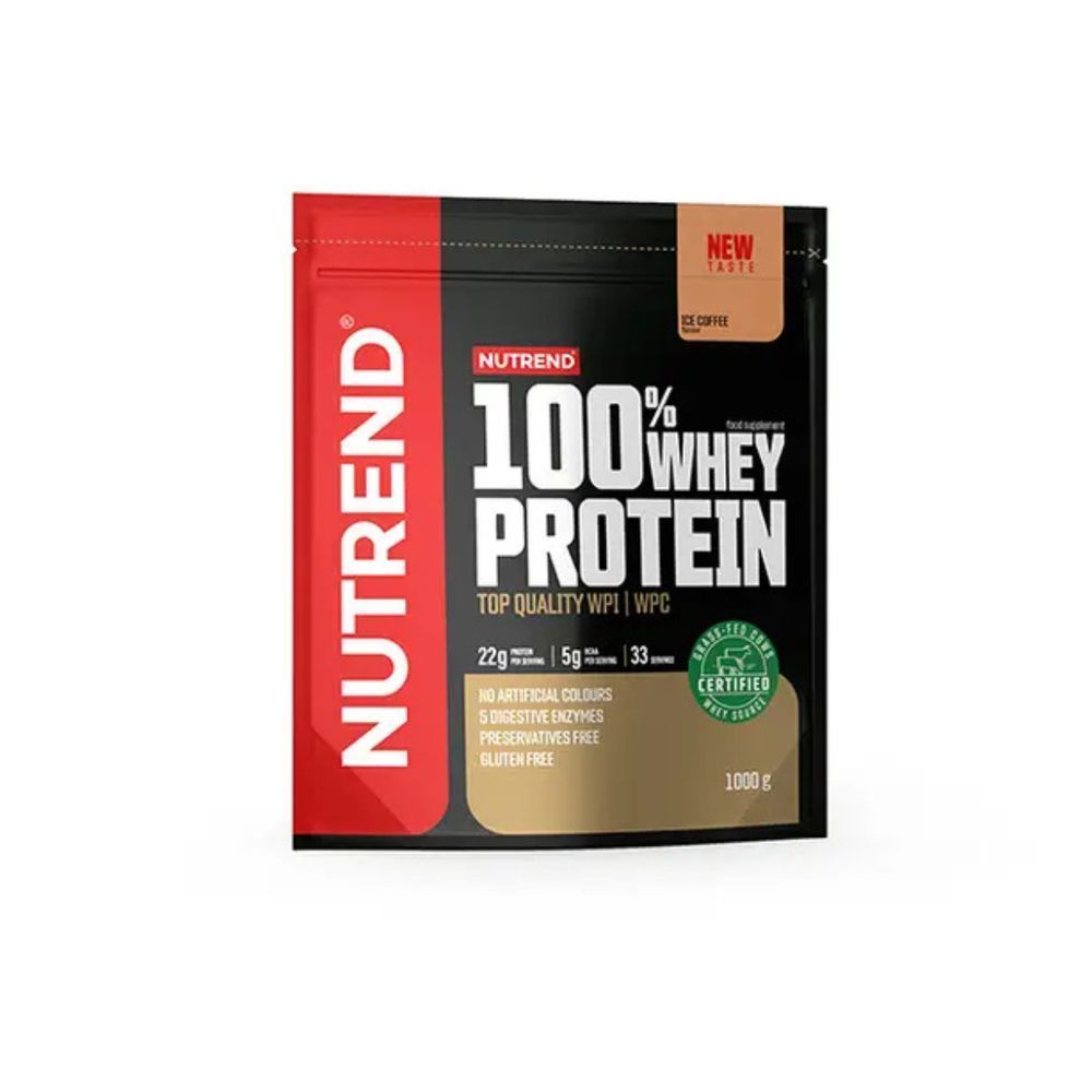 Протеїн Nutrend 100% Whey Protein (кава з льодом) 1000 г DS-2639 фото