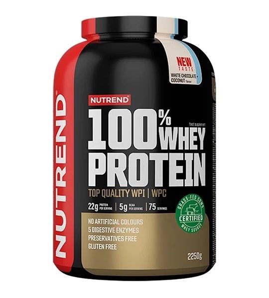 Протеїн Nutrend 100% Whey Protein (Шоколад + Кокос) 2250 г DS-0047 фото