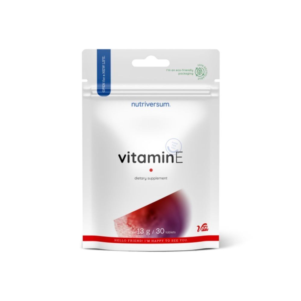 Вітамін Nutriversum Vitamin E, 30 таблеток DS-2390 фото