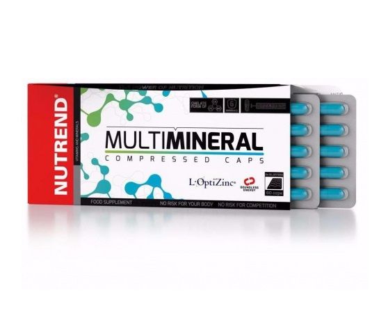 Вітаміни NUTREND Multimineral Compressed Caps, 60 капсул DS-0020 фото