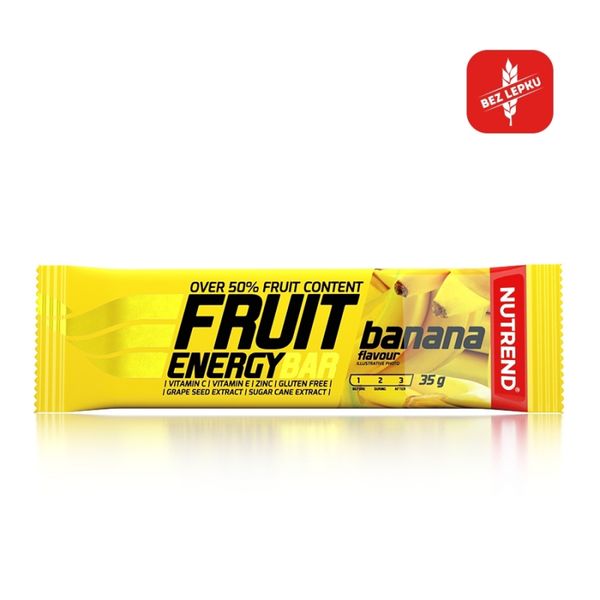 Енергетичний батончик Nutrend Fruit Energy Bar (банан) 35 г DS-2417 фото