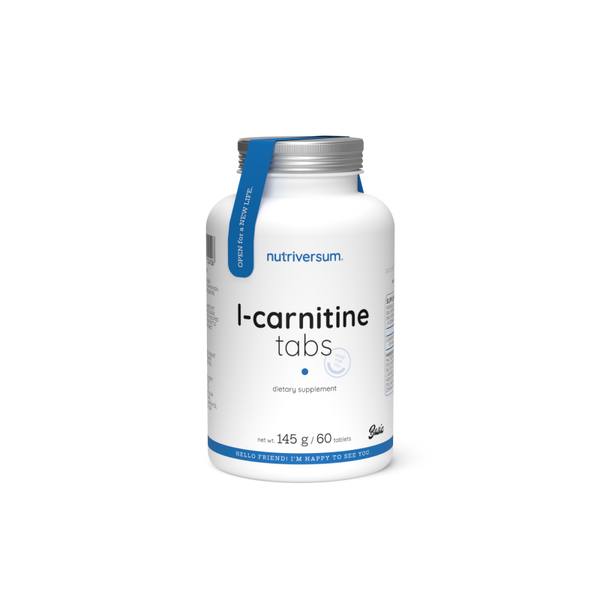 Амінокислота Nutriversum L-Carnitine Tabs, 60 таблеток DS-2138 фото