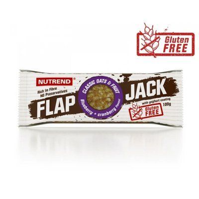 Вуглеводний батончик Nutrend Flapjack (чорниця + журавлина) 100 г DS-2525 фото