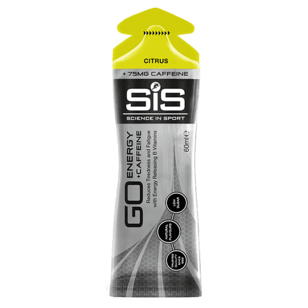 Гель вуглеводний з кофеїном SiS Go Energy + Caffeine Gel (цитрус) 60 мл DS-2507 фото