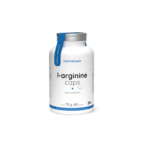 Амінокислота Nutriversum L-ARGININE 800 мг, 60 капсул DS-2136 фото