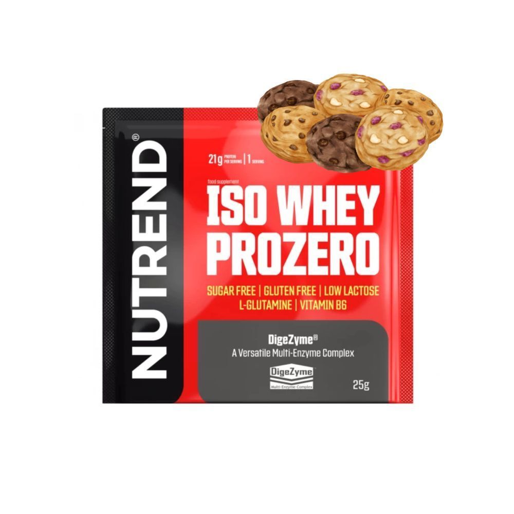 Протеїн Nutrend Iso Whey Prozero (печиво з кремом) 25 г DS-2644 фото