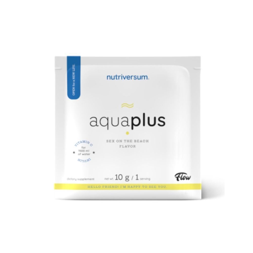 Напій з клітковиною та вітаміном С Nutriversum Aqua Plus (секс на пляжі) 10 г DS-2268 фото