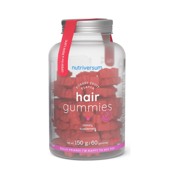 Вітамінні жуйки для волосся Nutriversum HAIR GUMMIES (лісові фрукти) 60 жувальних гумок DS-2167 фото