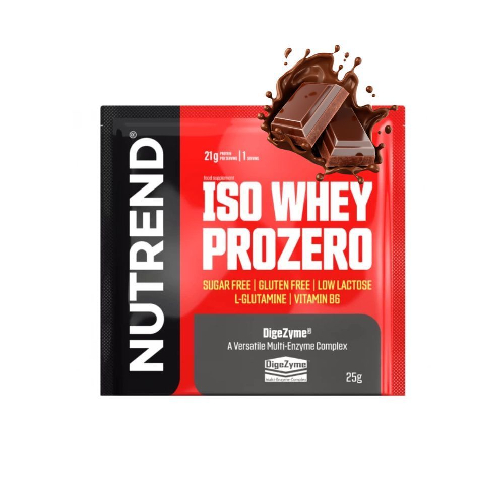 Протеїн Nutrend Iso Whey Prozero (шоколадний брауні) 25 г DS-2645 фото