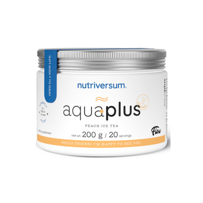 Напій з клітковиною та вітаміном С Nutriversum Aqua Plus (персиковий холодний чай) 200 г DS-2267 фото