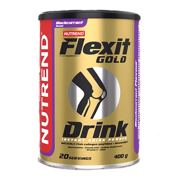 Добавка для суглобів Nutrend Flexit Gold Drink (чорна смородина) 400 г DS-0133 фото