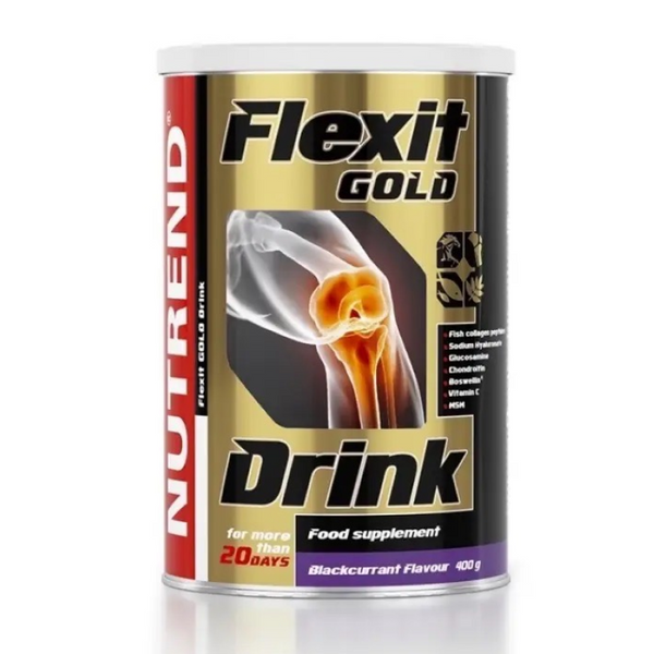 Добавка для суглобів NUTREND Flexit Gold Drink (Смородина) 400 г DS-0133 фото