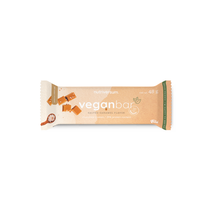 Протеїновий батончик Nutriversum Vegan Protein Bar (солона карамель) 48 г DS-2306 фото
