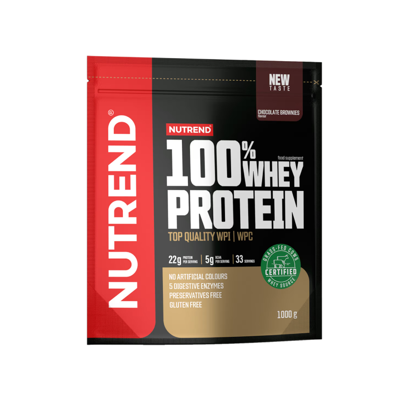 Протеїн Nutrend 100% Whey Protein (шоколадні брауні) 1000 г DS-0044 фото