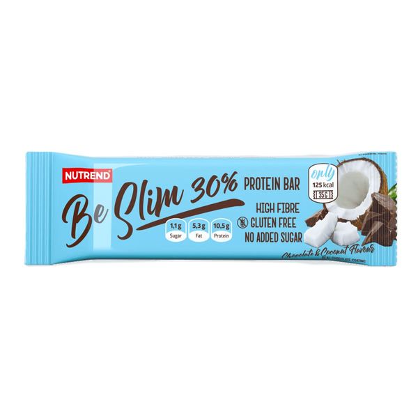 Протеиновый батончик Nutrend Be Slim (шоколад+кокос) 35 г - термін придатності до 20/09/24 DS-2436 фото