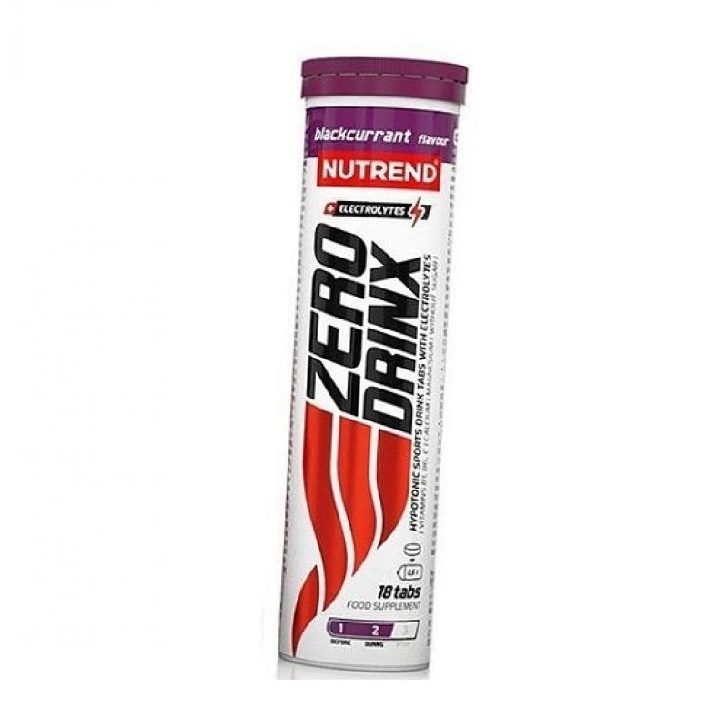 Ізотонік у таблетках Nutrend Zero Drinx Tabs (чорна cмородина) 18 таблеток DS-2481 фото
