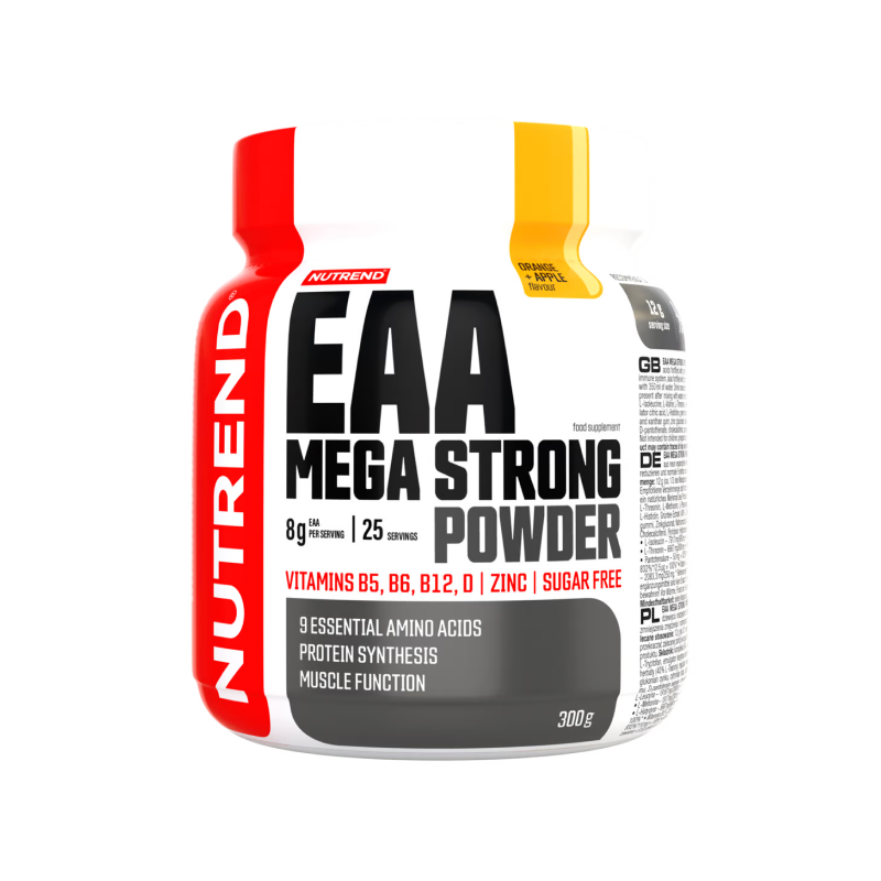 Суміші амінокислот Nutrend EAA Mega Strong Powder (апельсин+яблуко) 300 г DS-2446 фото