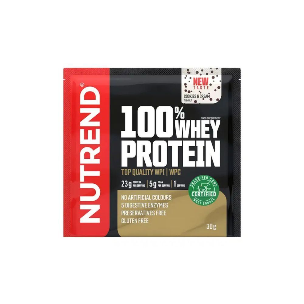 Протеїн Nutrend 100% Whey Protein (печиво з кремом) 30 г DS-2647 фото