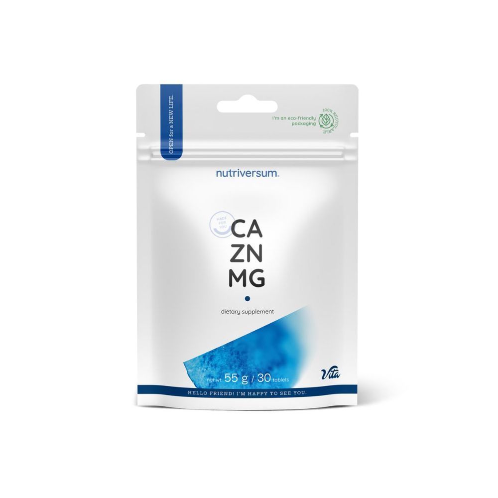 Комплекс мінералів Nutriversum CA-ZN-MG, 30 таблеток DS-2250 фото