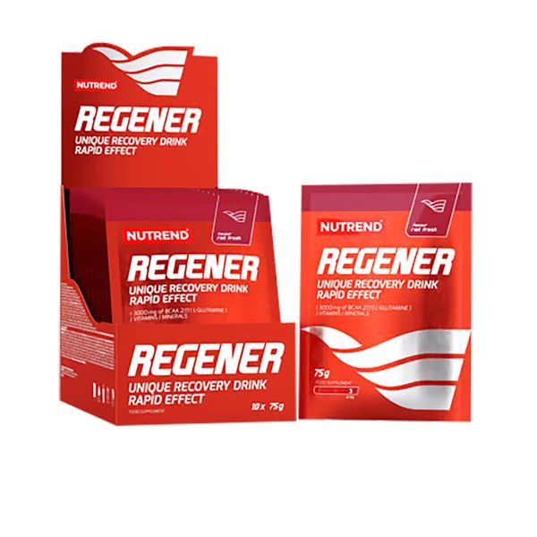 Відновлюючий напій Nutrend Regener (червона свіжість) 75 г DS-0186 фото