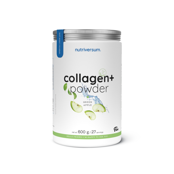 Колаген Nutriversum COLLAGEN+ POWDER (зелене яблуко) 600 г DS-2232 фото