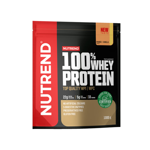 Протеїн Nutrend 100% Whey Protein (Манго + Ваніль) 1000 г DS-0045 фото