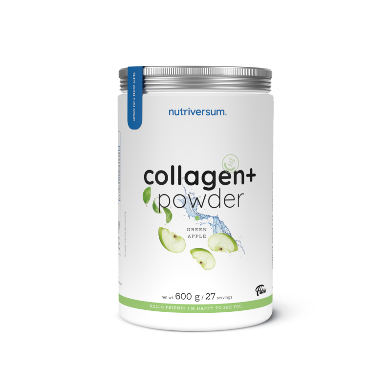 Колаген Nutriversum Collagen + Powder (зелене яблуко) 600 г DS-2232 фото