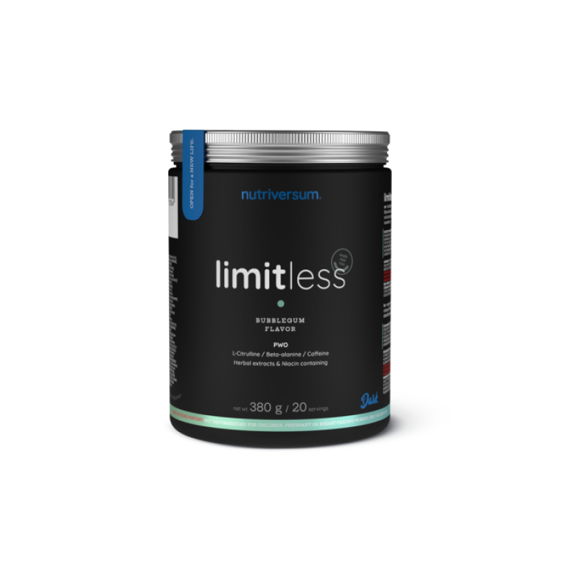 Передтренувальний комплекс Nutriversum Limitless (жувальна гумка) 380 г DS-2271 фото
