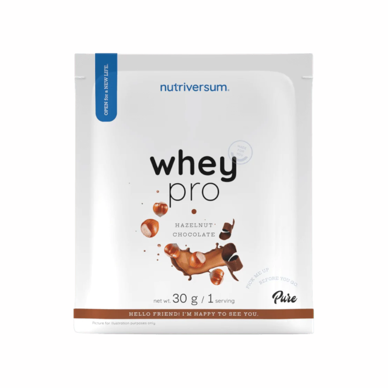 Протеїн Nutriversum Whey Pro (шоколад з фундуком) 30 г DS-1134 фото