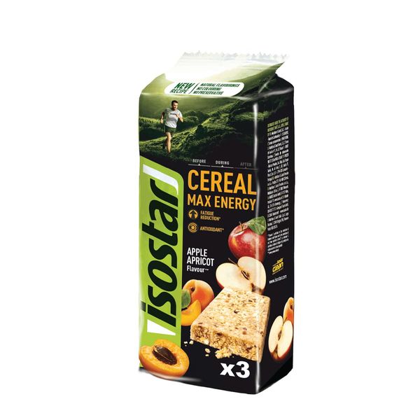 Енергетичний батончик Isostar Cereal Max (яблуко+абрикос) 55 г DS-2552 фото