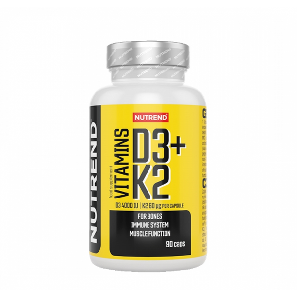 Вітамін Nutrend Vitamin D3+K2, 90 капсул DS-0197 фото